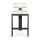 preview thumbnail 12 of 18, Uttermost Bolster Back Outdoor Stool 22.6" W x 20" D x 42.5" H