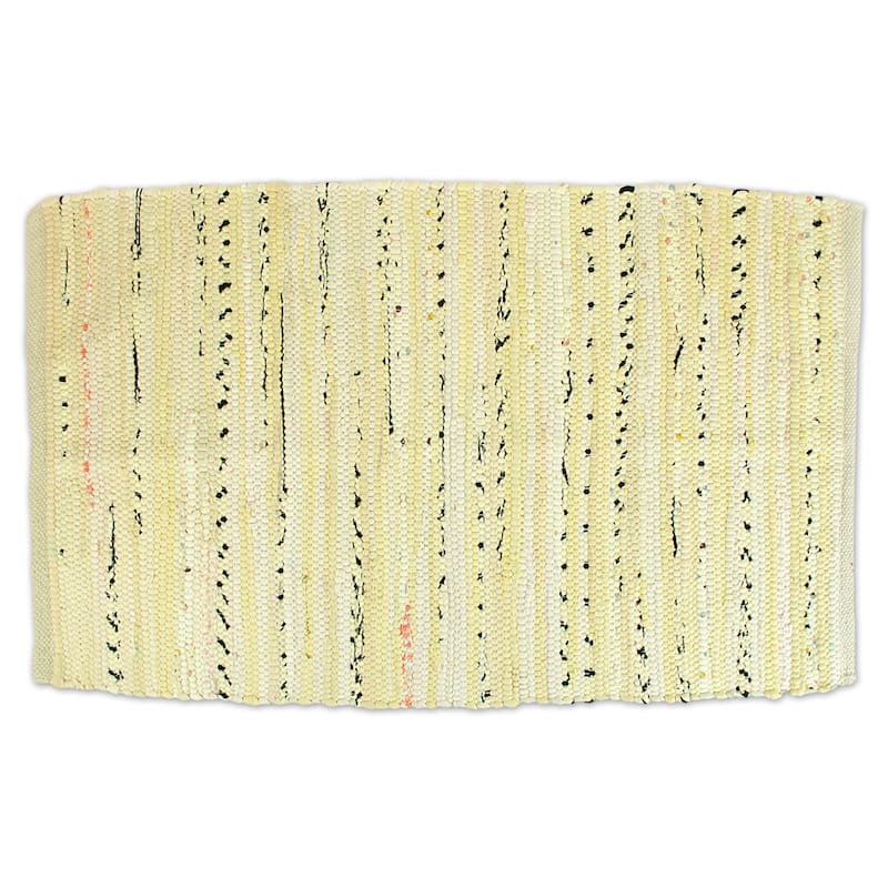 DII Recycled Fabric Striped Handmade Rag Rug