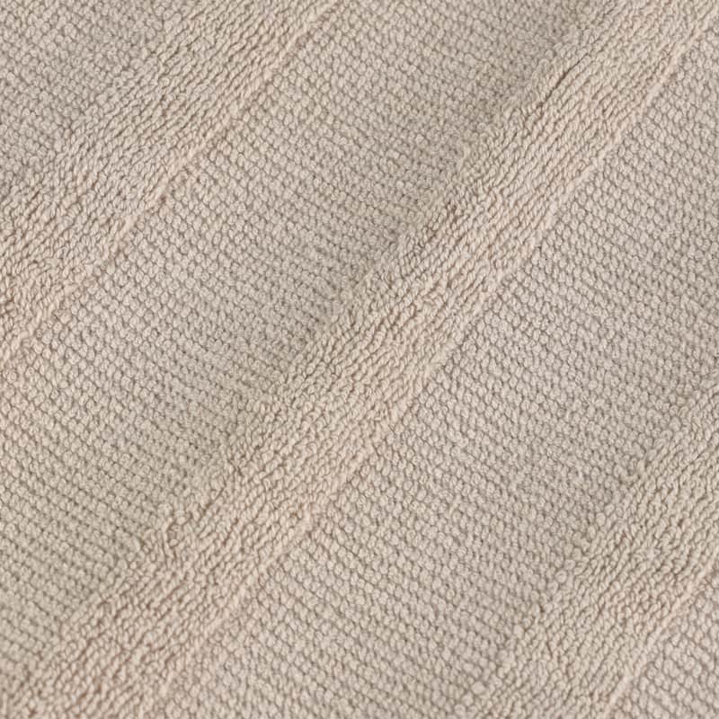 Superior Roma Cotton Ribbed Absorbent Face Towel Washcloth Set of 12