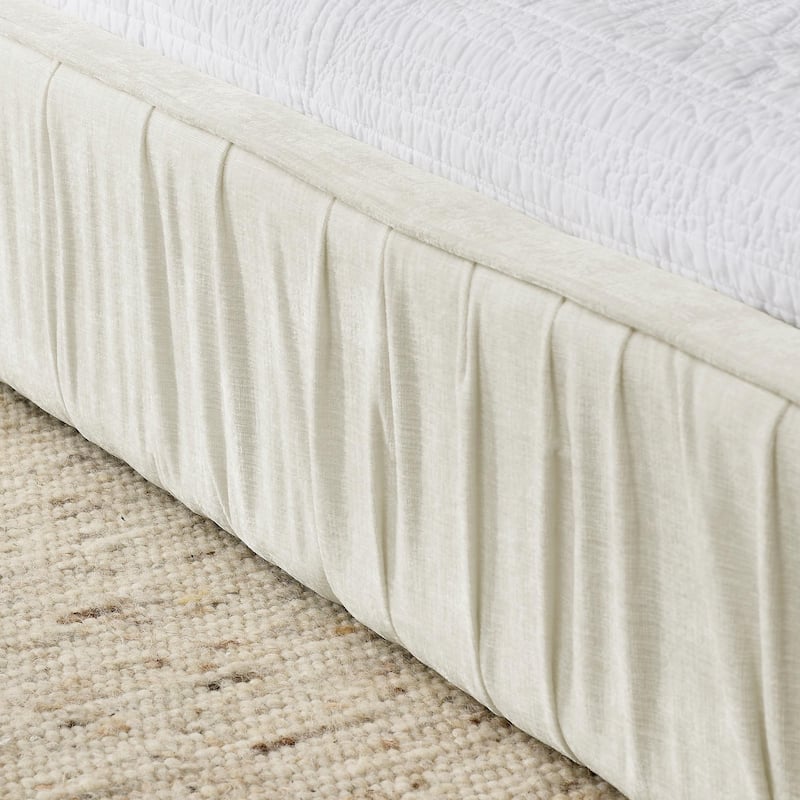 Grounded Queen Size Platform Bed with Headboard and Solid Frame