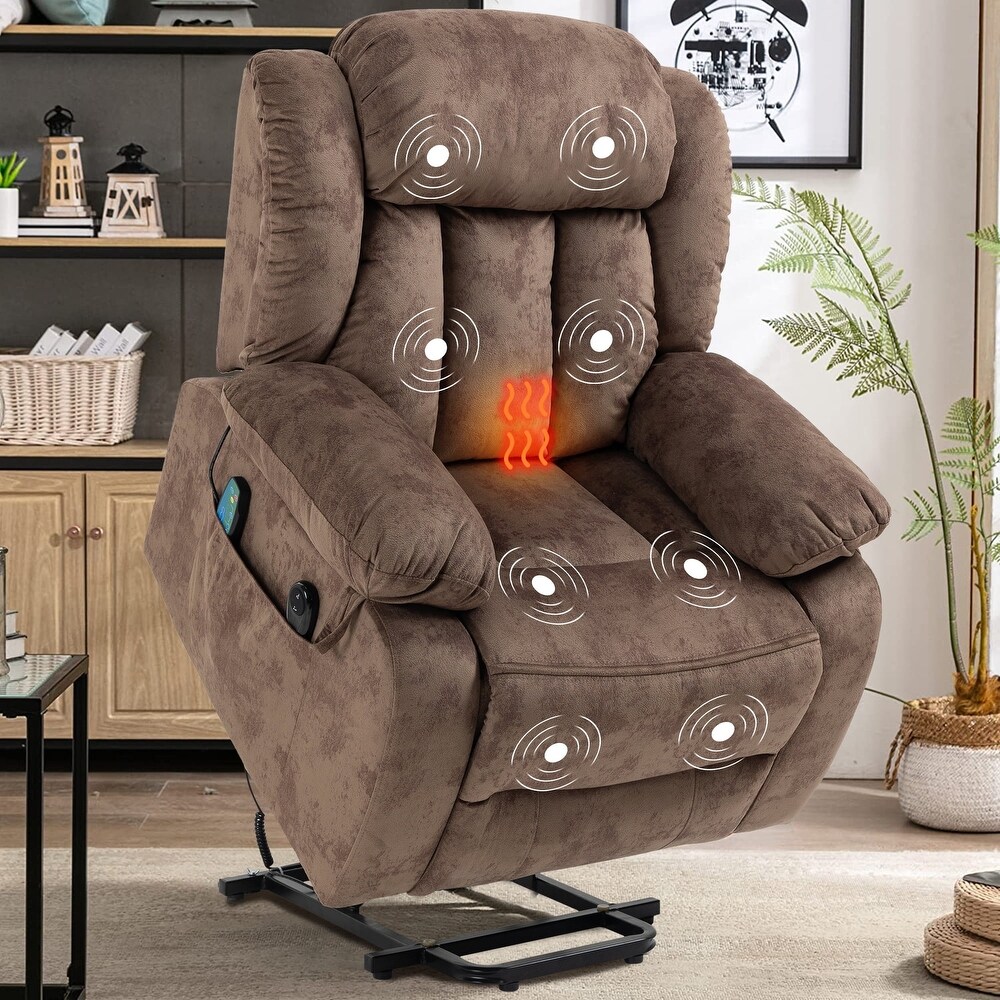 Chocolate Vintage Motion Recliner with Tight Back & Seat Cushions and Pillow  Top Arm & Cup Holder - On Sale - Bed Bath & Beyond - 38338340