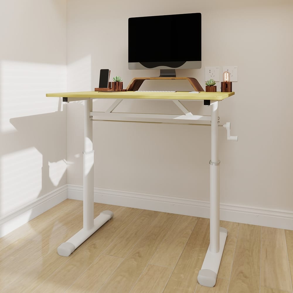 Adjustable Study Desk for Kids & Adults - Height-Adjustable, Multi-Purpose Home/Office Desk, Compact Design