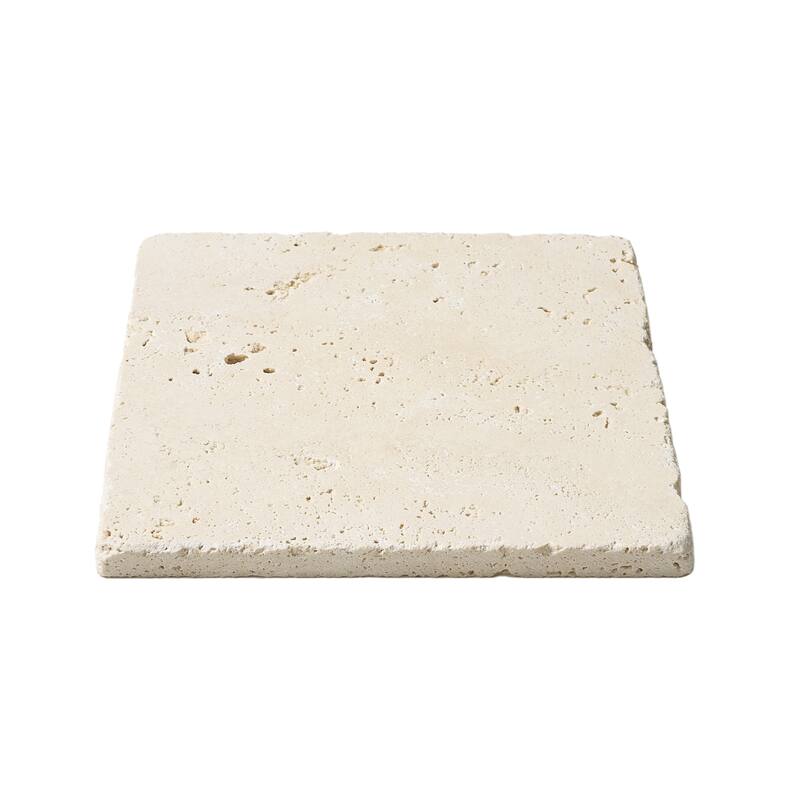 Ivory Travertine 6" x 6" Tumbled Tile