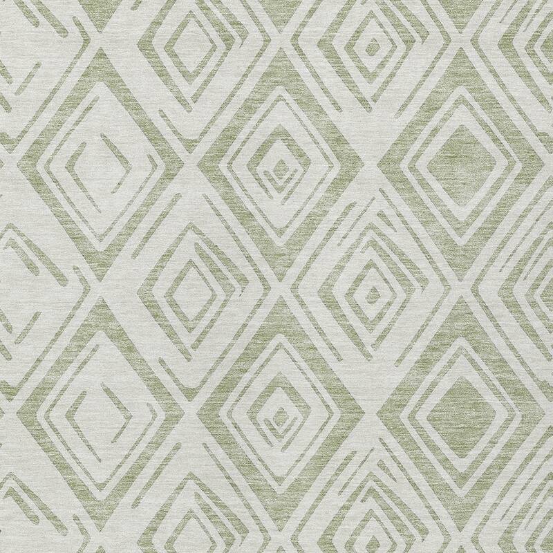 HomeRoots Geometric Transitional Rectangle Outdoor Rug