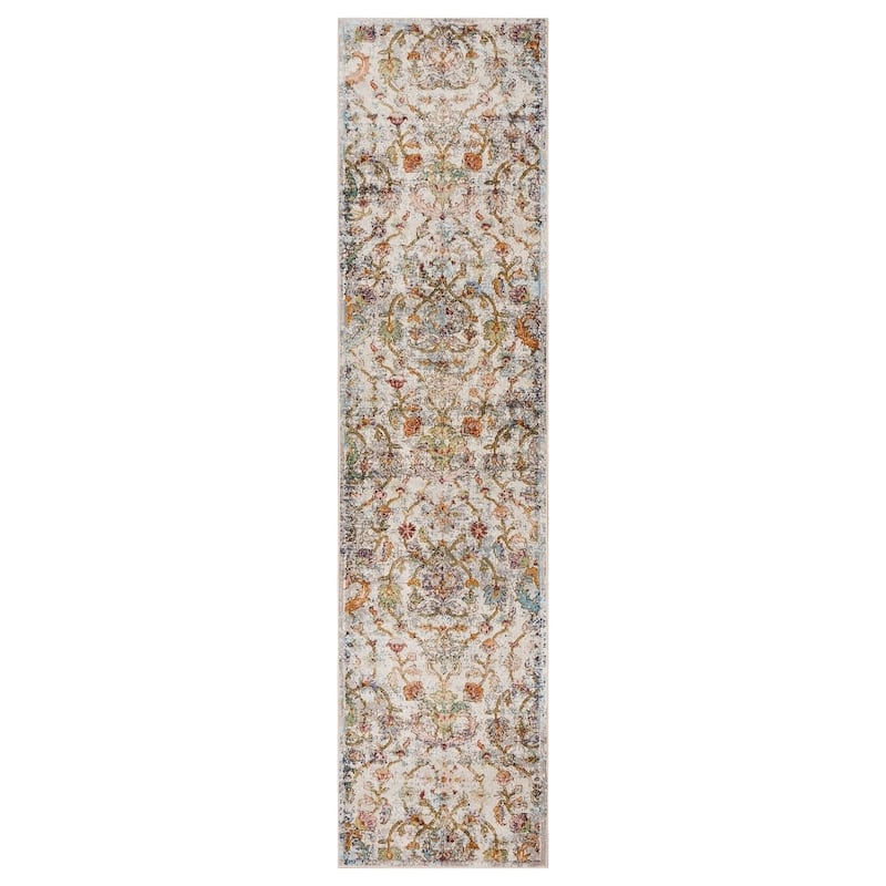 Sevita Floral Garden Multicolor Oriental Rug