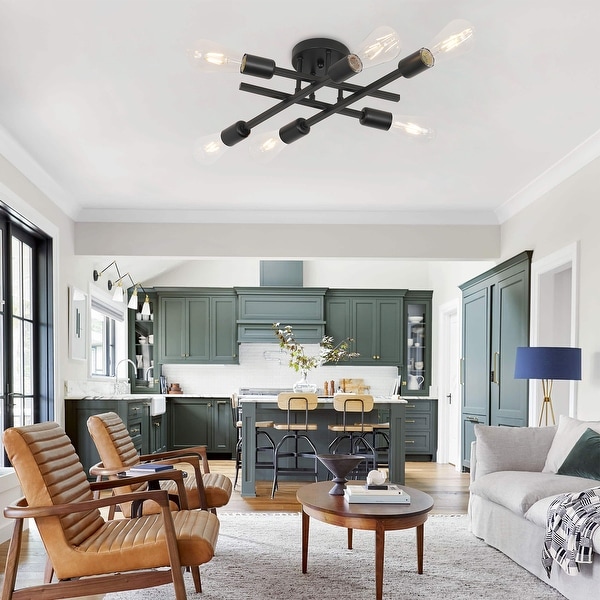 4 bulb flush mount ceiling light top