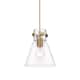 Option Brushed Brass / Clear