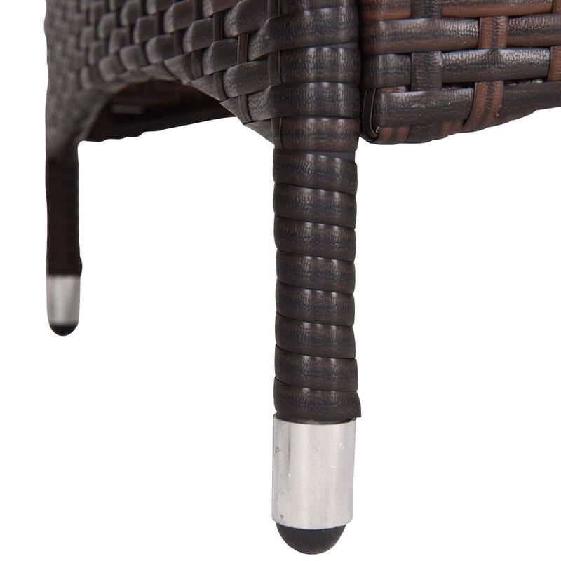 3PCS Outdoor Patio Rattan Wicker Furniture Set