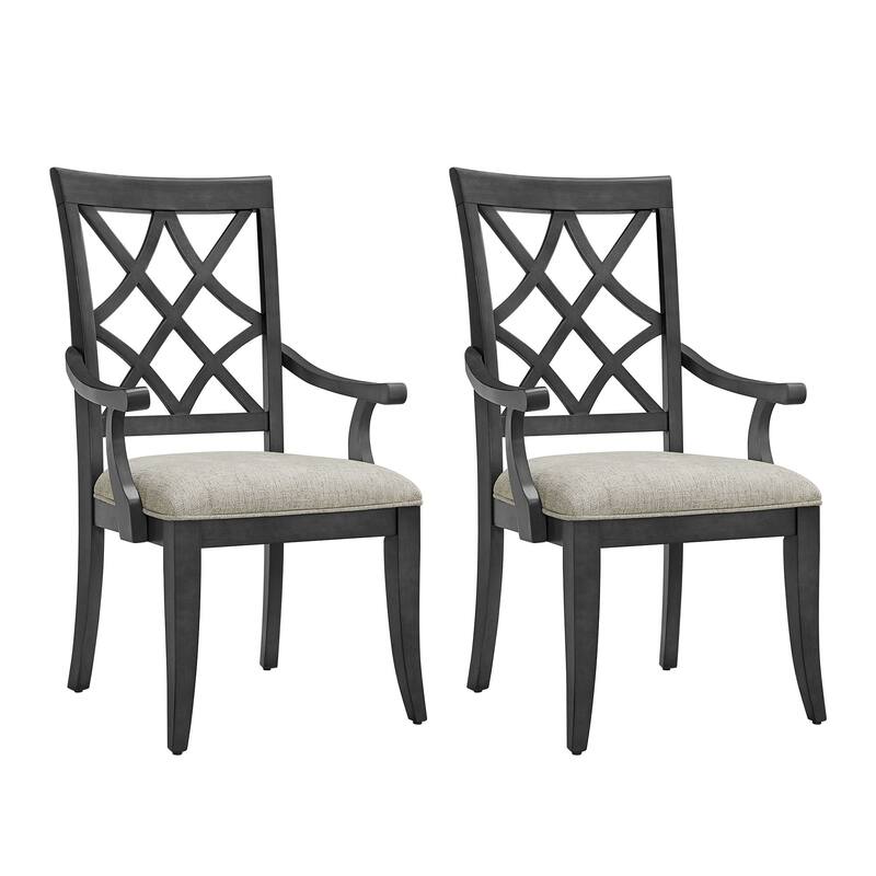 Mid Century Style Linen Upholstered Dining Chair