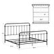 preview thumbnail 19 of 27, Giselle Antique Dark Bronze Iron Metal Bed by iNSPIRE Q Classic