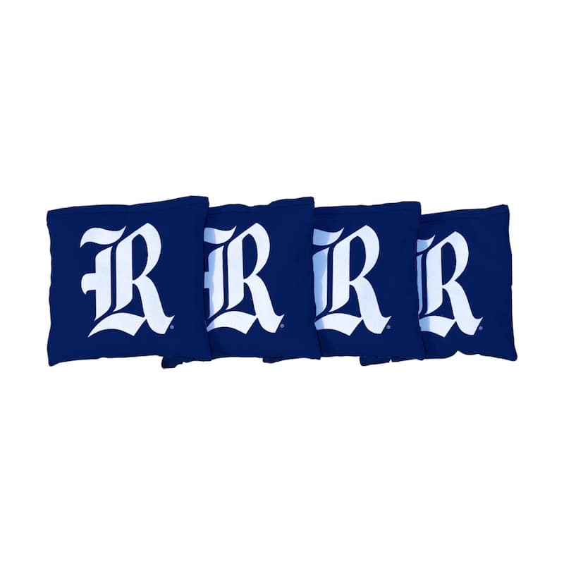 Rice University Owls Blue Cornhole Bags - All-Weather Resin Filled