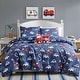 preview thumbnail 1 of 3, MarCielo Kids Girls Boys Comforter Set Fire Truck Full - Queen
