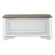 preview thumbnail 5 of 9, Magnolia Manor Antique White Storage Trunk