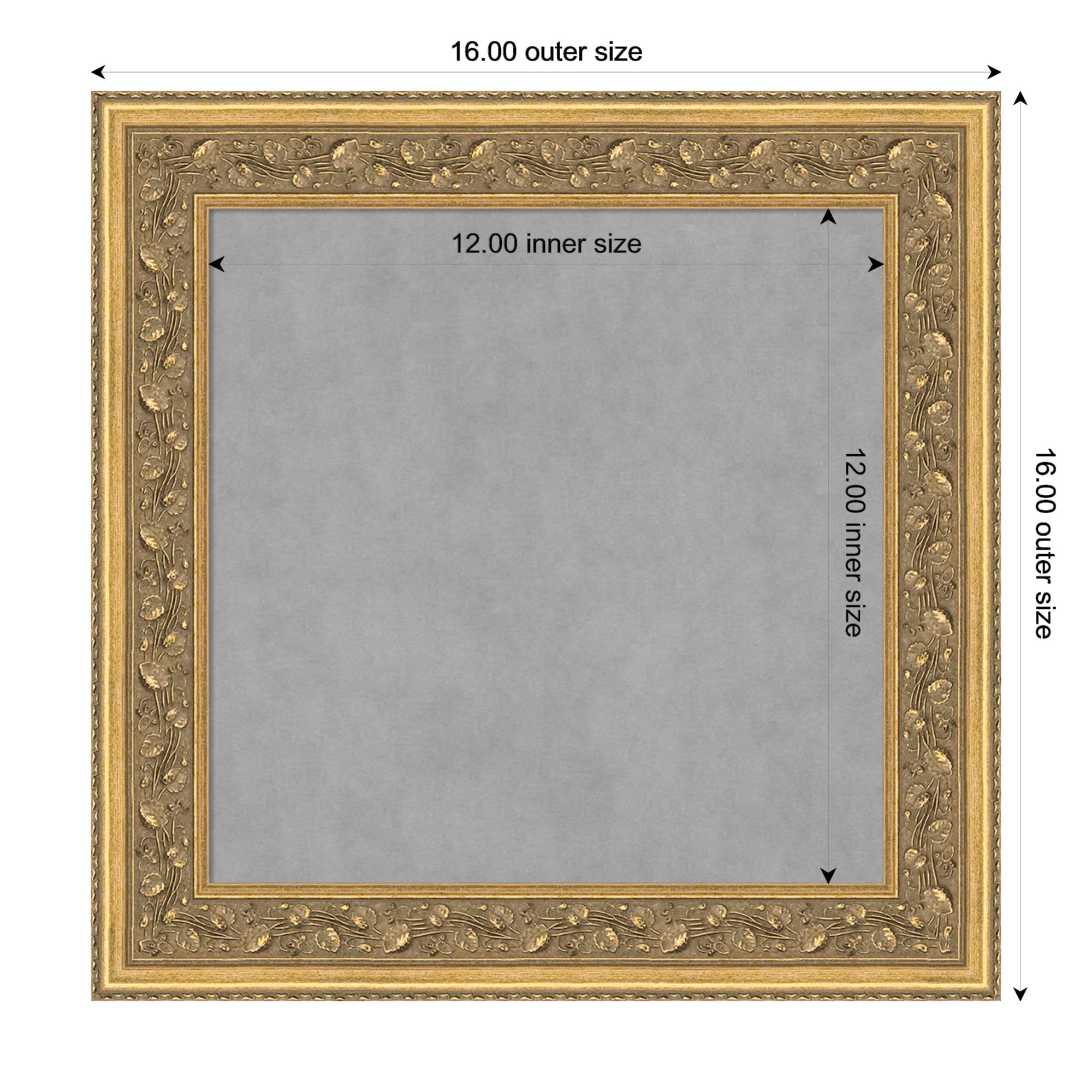 Amanti Art Carter Dark Gold Framed