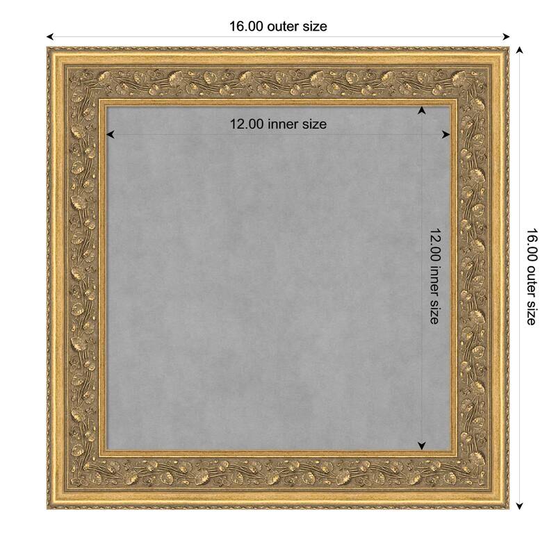 Amanti Art Carter Dark Gold Framed - 16 x 16 in