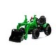 preview thumbnail 2 of 6, Kids Ride On Excavator, 12V Battery Powered 2 Speeds Construction Vehicles, Front Loader With Horn - Green