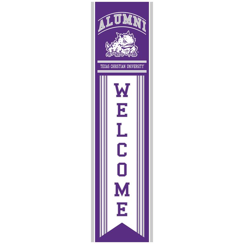 47" Porch Leaner Welcome Wall Sign, Texas Christian University - Multi