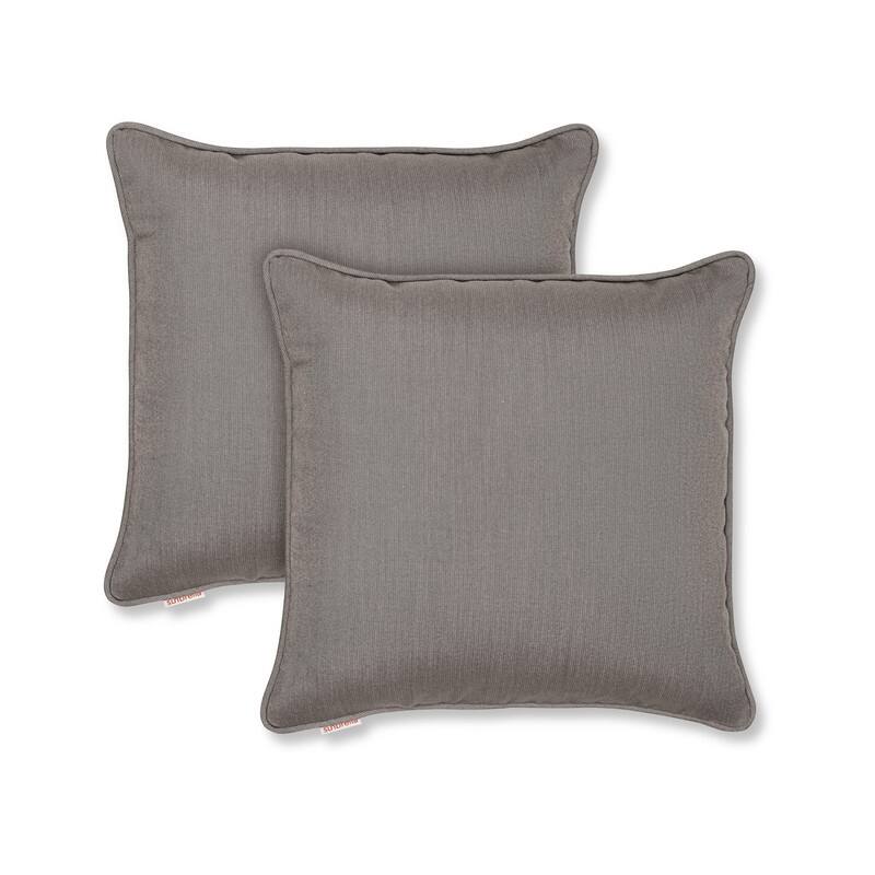 Sunbrella by Austin Horn Classics Corded-Edge Filled Pillow (Set of 2)