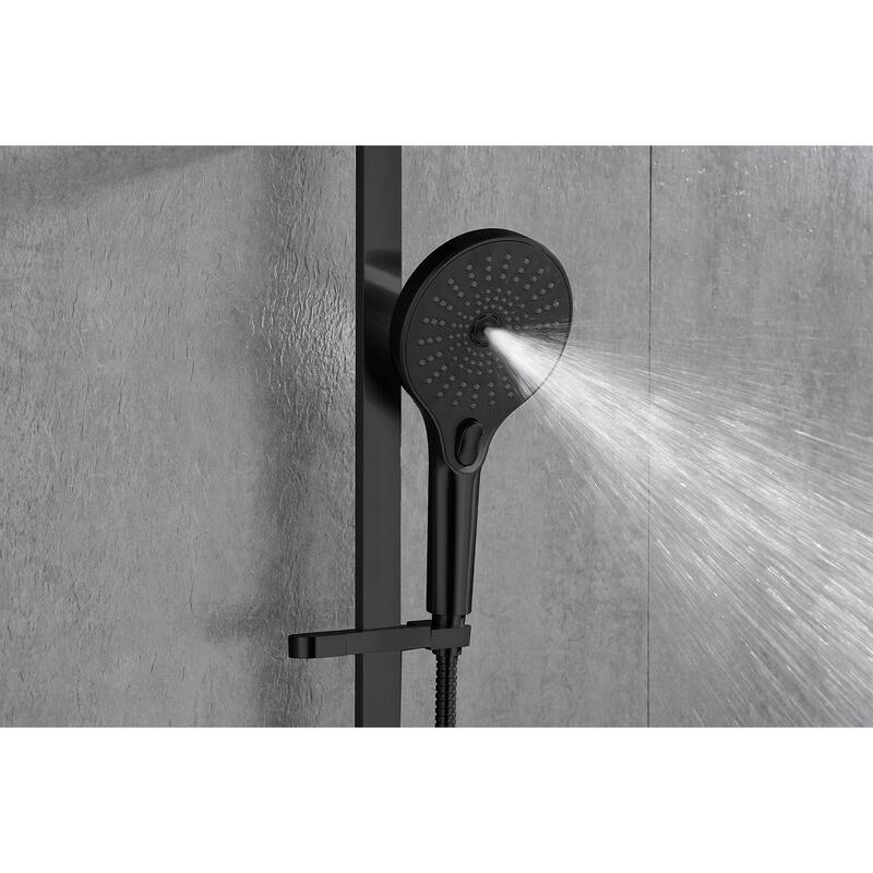 Handheld Shower with 28-Inch Slide Bar and 59-Inch Hose