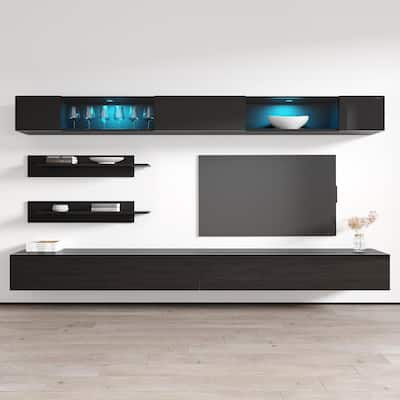 Fly I3 30TV Wall Mounted Floating Modern Entertainment Center