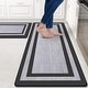 preview thumbnail 2 of 5, 2 PCS Kitchen Mat Cushioned Anti-Fatigue Non-Skid Waterproof Rugs - 17.3x47