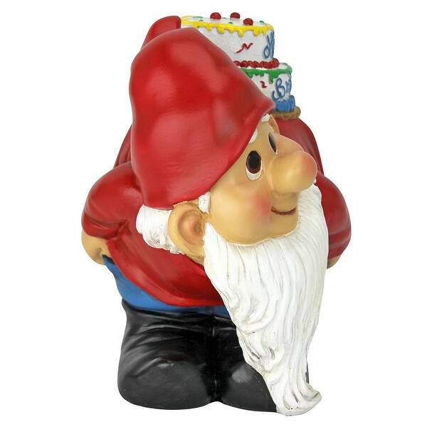 Shop Design Toscano Loonie Moonie Happy Birthday Garden Gnome Statue Overstock 21592387