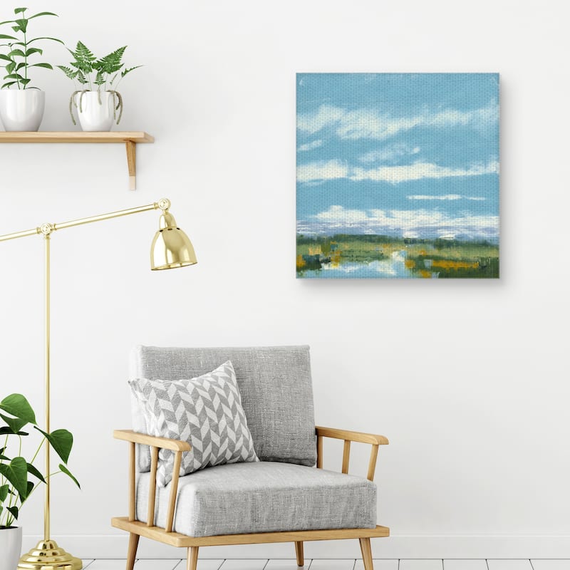 Sideral Day by Ronda Waiksnis Canvas Art Print