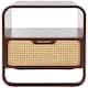 Option Walnut/Natural Rattan