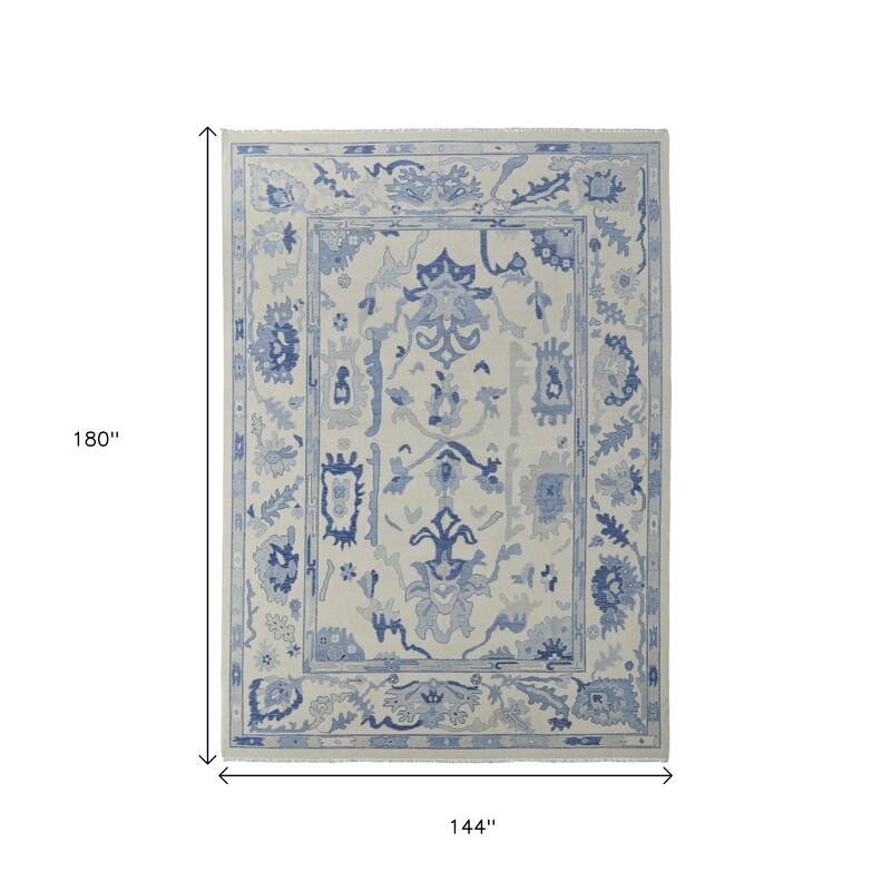 HomeRoots Floral Craftsman Rectangle Area Rug