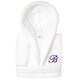 preview thumbnail 38 of 78, Sweet Kids 100% Polyester SUPER PLUSH Double Brushed Hooded Bathrobe with Purple Script Monogram B - Large