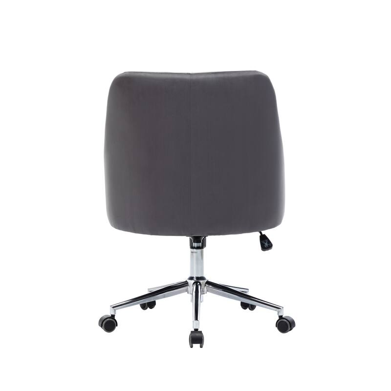 Porthos Home Livia Chair For Desk, Semi Wingback In Velvet Fabric