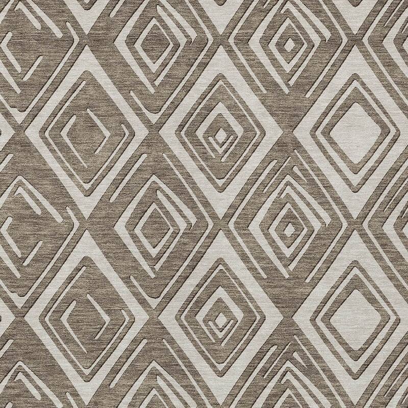 HomeRoots Geometric Transitional Rectangle Outdoor Rug