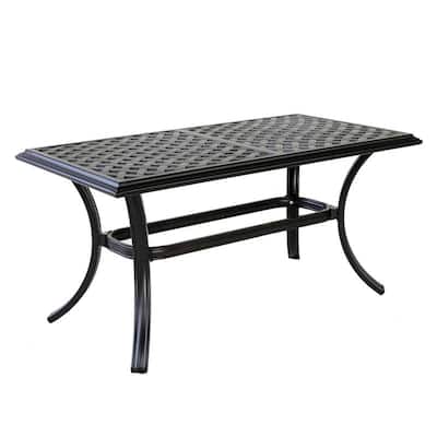 Torino Aluminum 21x42 Inch Standard Coffee Table
