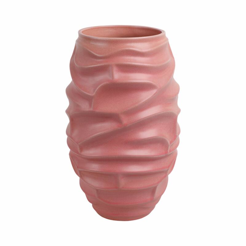 Porcelain Quinlan Classic Decorative Vase - Bean Red