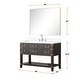 preview thumbnail 12 of 40, Lexora Norwalk Bath Vanity, Carrara Marble Top, Faucet Set, and Mirror