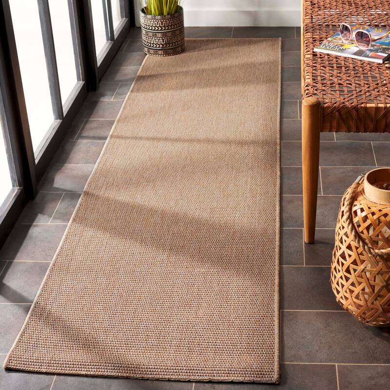 SAFAVIEH Sisal All-Weather Ajrie Indoor/Outdoor Waterproof Patio Backyard Rug