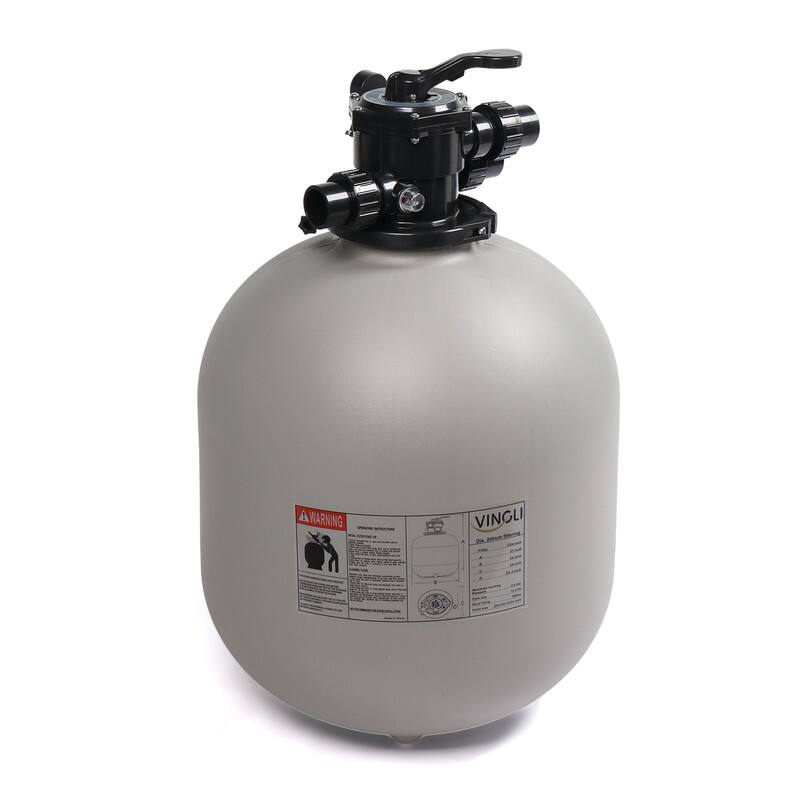 24in Sand Pool Filter Tank for Above Ground Swimming Pool