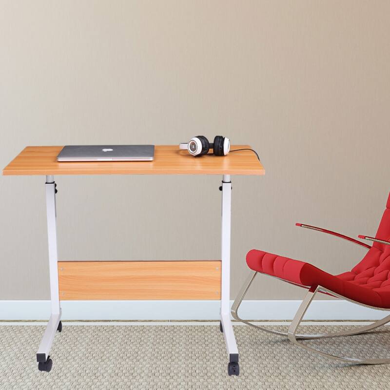 38.5" Removable Chipboard & Steel Computer Desk Side Table