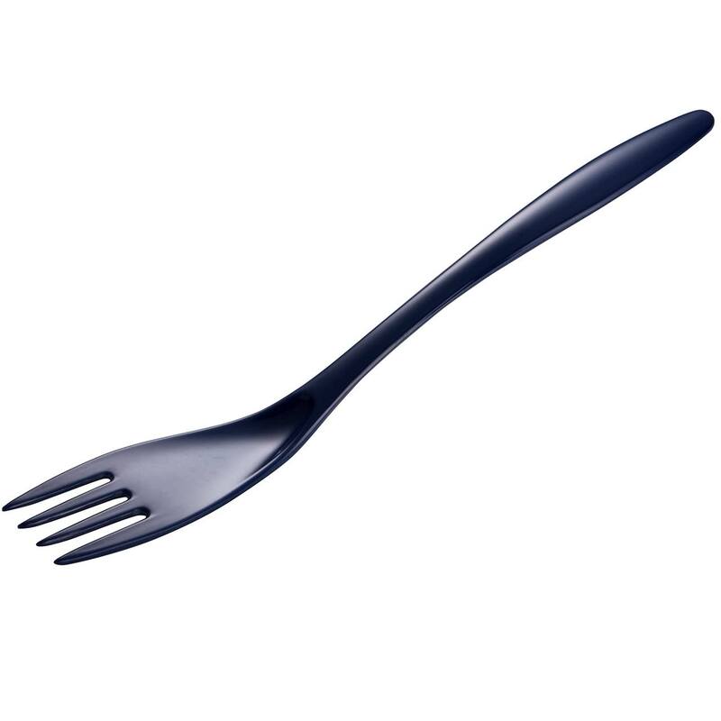 Hutzler 12.5-Inch Melamine Cooking / Serving Fork - Blue