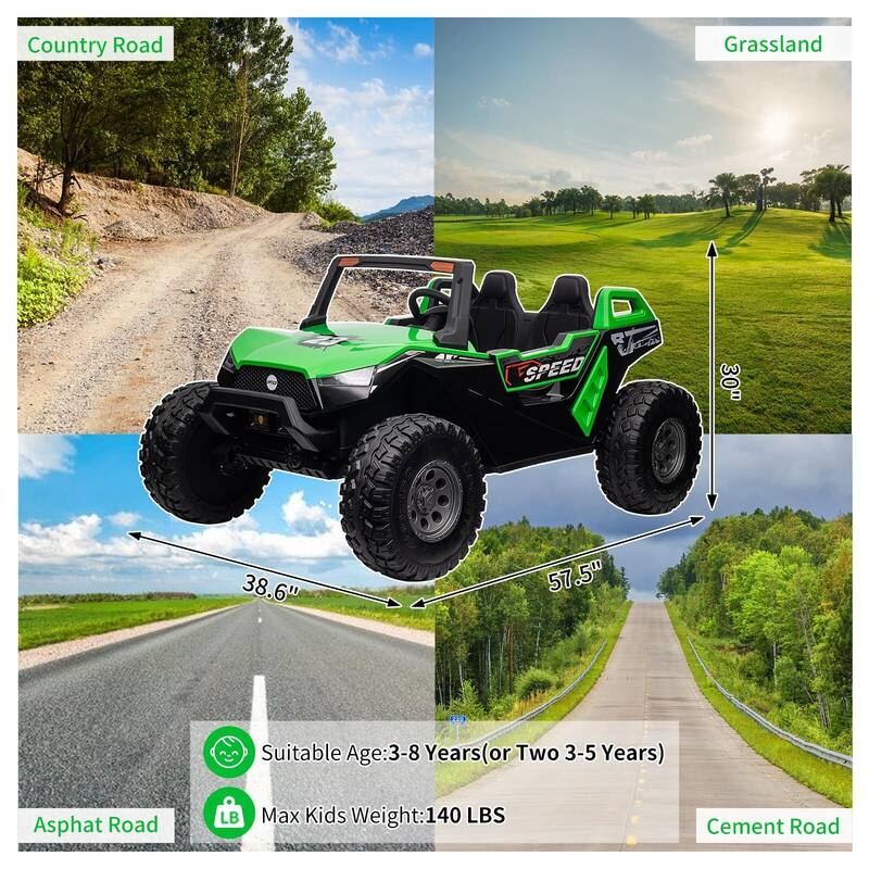 24V Kids 2 Seaters Ride On UTV with Remote Control