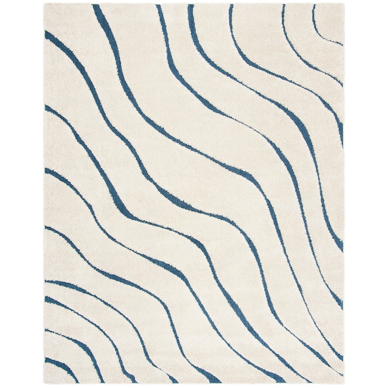 SAFAVIEH Florida Shag Hervor Soft Serene Waves 1.2-inch Thick Rug