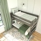 preview thumbnail 16 of 15, Max and Lily Farmhouse Twin over Twin Bunk Bed