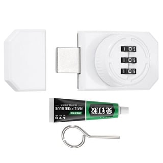 Adhesive Combination Cabinet Latch Keyless Password Lock with Glue ...
