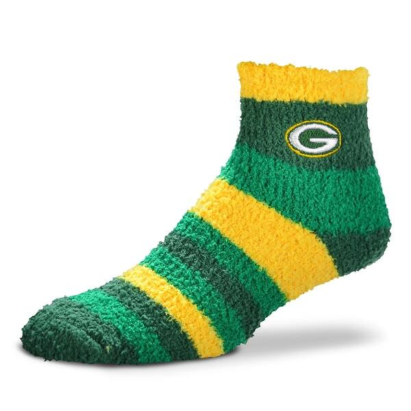 Shop Green Bay Packers Rainbow Women S Fuzzy Socks Osfm Overstock 29383245