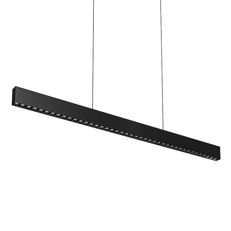 Pinpoint 48 Microspot LED Linear CCT Pendant Light - Black-3K