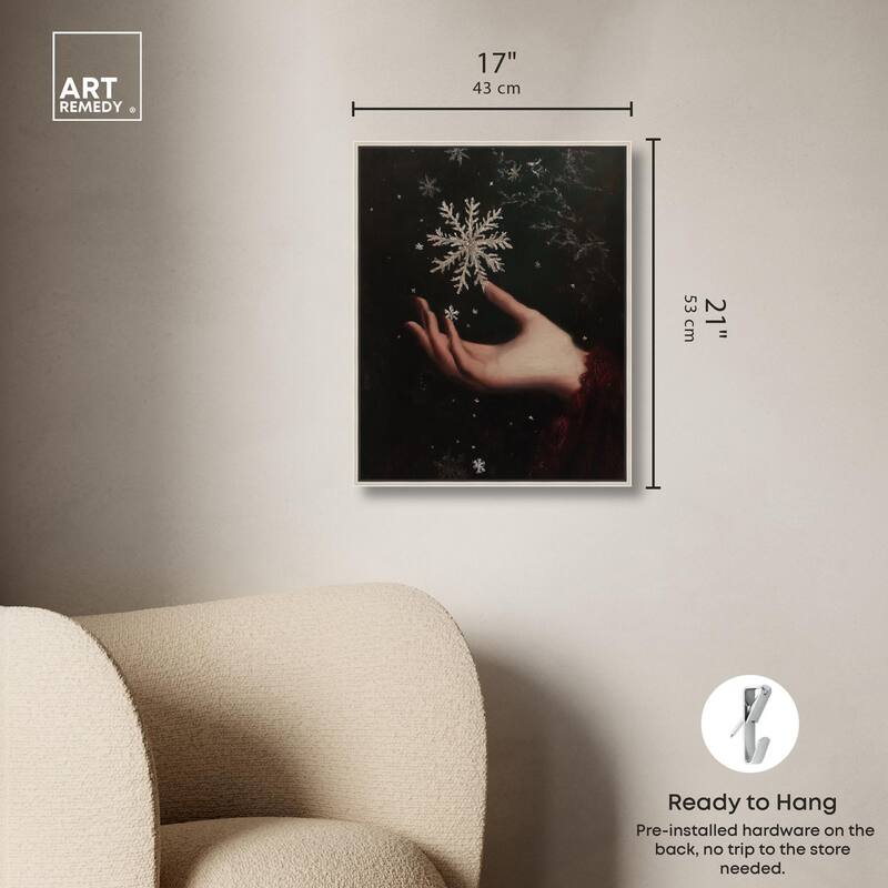 Holding Winter Canvas by Art Remedy