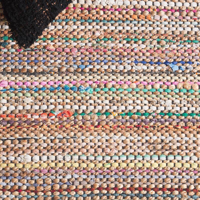 SAFAVIEH Handmade Cape Matsje Cod Denim & Jute Rug