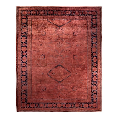 Vibrance, One-of-a-Kind Hand-Knotted Area Rug - Red, 12' 0" x 14' 5" - 12' 0" x 14' 5"