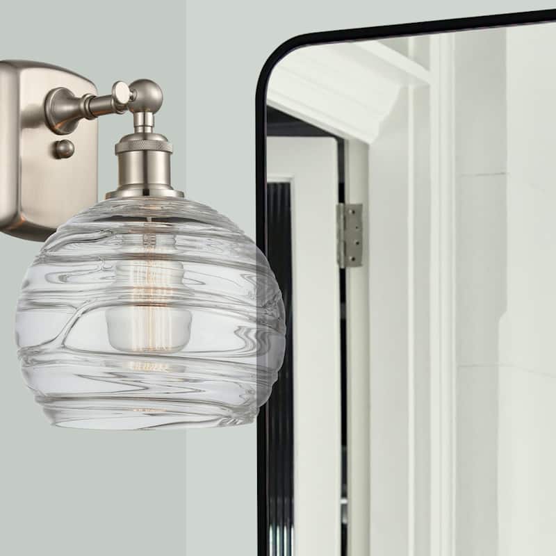 Innovations Lighting Deco Swirl 13" Tall Bathroom Sconce