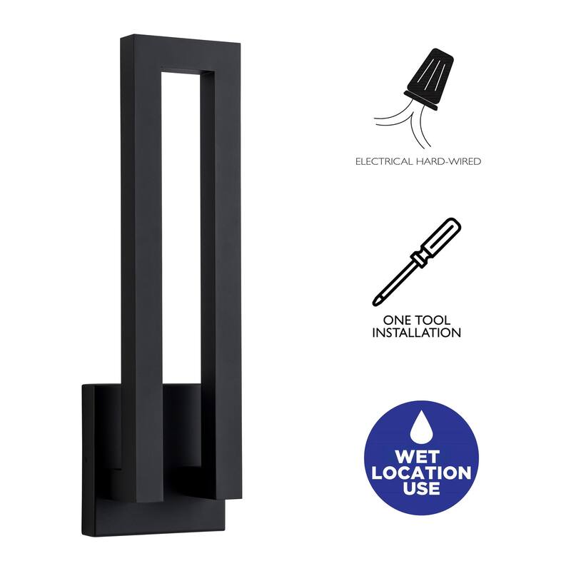 C Cattleya 22.5in Integrated LED Outdoor Wall Sconce